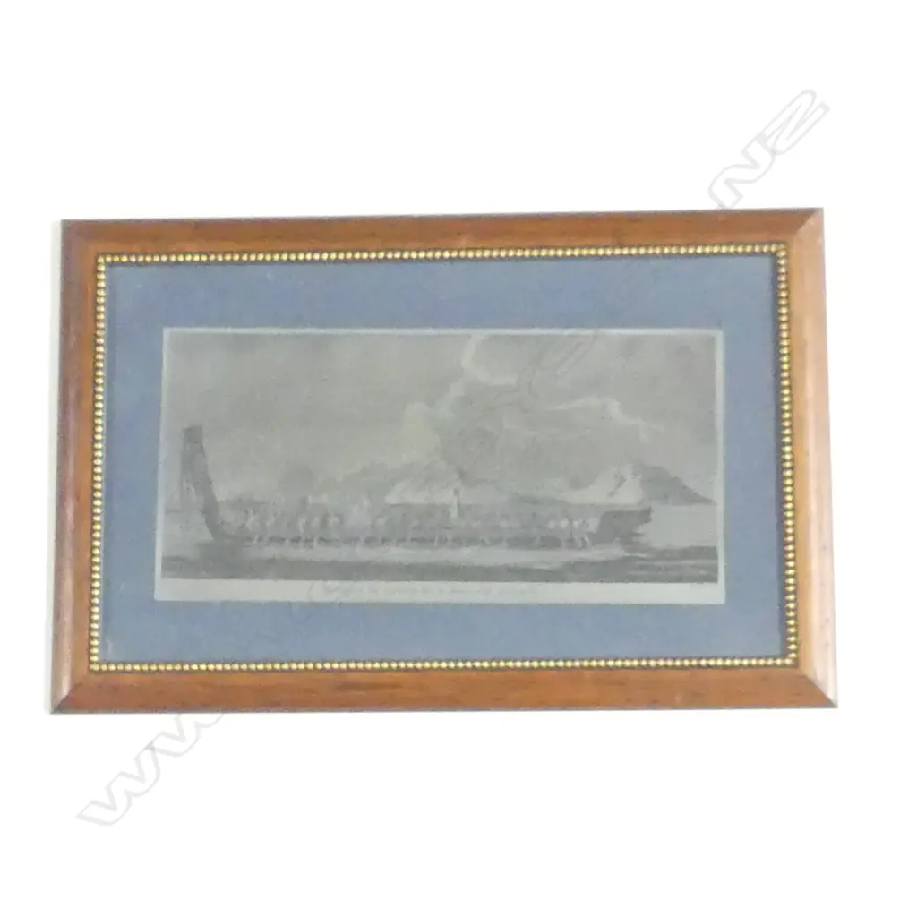 Etching Plate 'Pirogue De Guerre De La Nouvelle Zealand', Image 1++